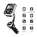 ALLOMN Car LCD Bluetooth FM Transmitter Music Audio Stereo Radio Modulator Kit TF USB 2.1A with Remote Control