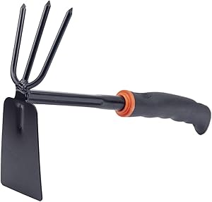Garden Hoe, high-Strength, Multi-Purpose Carbon Steel Hoe, Protected by Anti-Rust Paint, not Rusty, Durable, Suitable for transplanting, Weeding, loosening and Other Gardening Work…