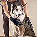 Pet Deshedding Glove Grooming Gloves Hair Brush Remover Mitt-Enhanced Pet Ninja Gloves Five Finger Design Comb Glove-Perfect for Cats Dogs Horses with Long & Short Fur Shedding, Bathing, Massaging.