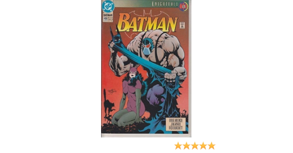 Batman 498 Knightfall 15 Jim Aparo Doug Moench Amazon Com Books Batman 498 Knightfall 15 Jim Aparo Doug Moench Amazon Com Books