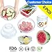 Rolican Silicone Reusable Stretch Lids Foods And Bowls Covers(6 pack)