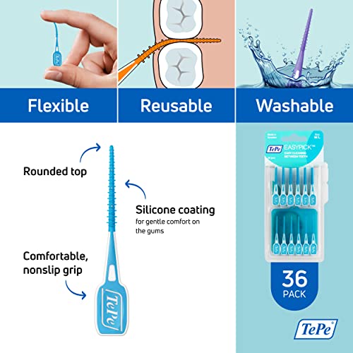 TEPE Dental Floss Picks, Tooth Picks Flossers, Floss Sticks, EasyPicks