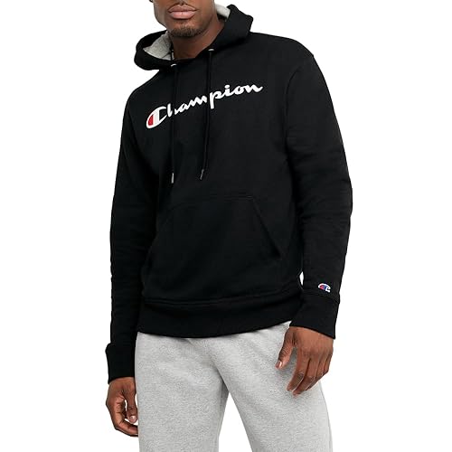 Champion Mens Hoodie, Powerblend, Fleece Comfortable Sweatshirt