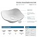 KRAUS Elavo Modern Art Vessel White Porcelain Ceramic Bathroom Sink, 15 3/4 inch KCV-135