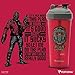PerfectShaker Performa - Avengers End Game Shaker Bottle Leak Free Protein Shaker Bottle with Actionrod Mixing Technology for All Your Protein Needs! Shatter Resistant & Dishwasher Safe (Starlord)