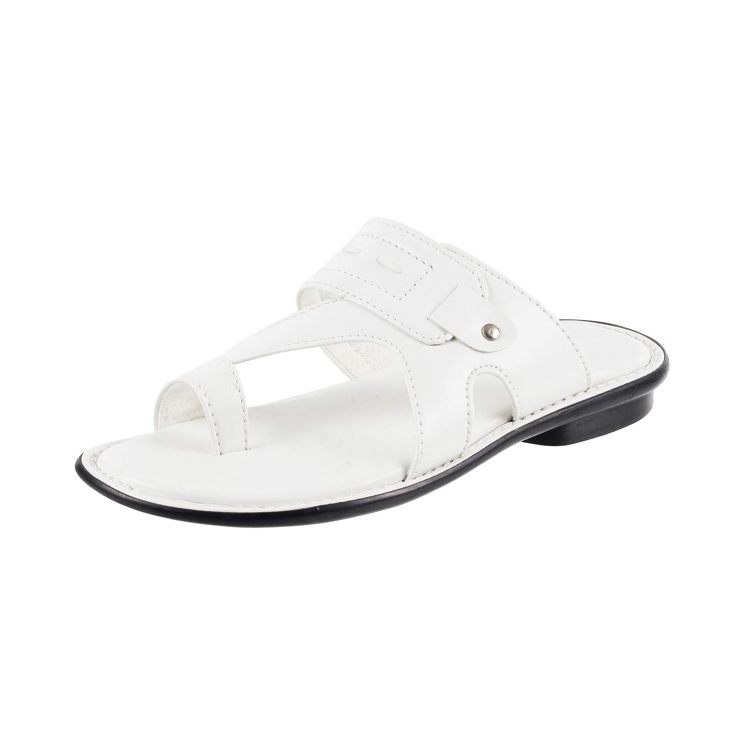 metro leather chappals