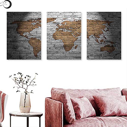 J Chief Sky Wanderlust Poster Prints Countries Continents Triptych Wall
Art W 16" x L 32" x3pcs