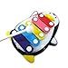 Lisingtool Toys,Baby Kid 5-Note Xylophone Musical Toys Wisdom Development Penguin,Black