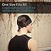 E Tronic Edge Ninja Headband - Head Tie Headbands for Men, Women & Kids - Thin, Cooling, Ninja Head Tie Wrap Sweat Bands for Running, Sports & Workout (Black)