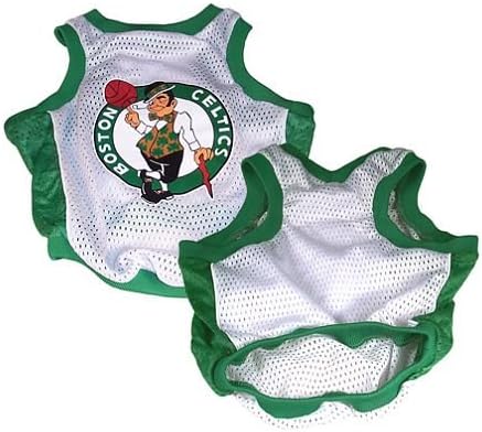 Sporty K9 NBA Boston Celtics Basketball Dog Jersey, X-Small