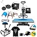 ROVSUN 8 in 1 Digital Heat Press Transfer Sublimation Multifunction Machine,Swing Away Rhinestone/T-Shirt/Mug/Plate/Cap Heat Press Mouse Pads Jigsaw Puzzles DIY Press,12