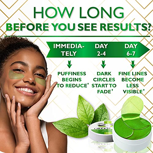 Premium Green Tea Matcha UnderEye Patches for Puffy Eyes and Eye Bags