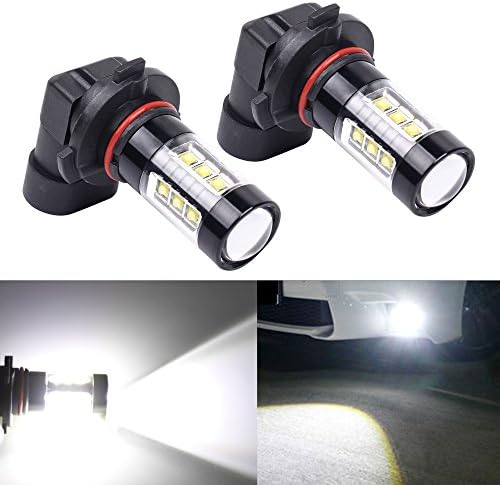 XSPEED LIGHTING H10 LED Fog Light Bulb 80w High Power Extremely Bright CREE Chips 9140 9145 LED Fog Light Bulbs Xenon White For DRL or Fog Lights