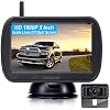 Wireless Backup Camera HD 1080P with 5“ Split Screen System for Truck Pickup Car Small RV Bluetooth Backup Camera 2.4G…
