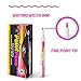 Paint Pens Markers Set of 15: Variety of Shades with Gold, Silver and White. Fine Point Permanent Color Pens for Rocks, Wood, Glass, Plastic and Metal. Quick Dry, Water Resistant for Every Surface
