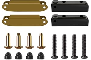 HQPARRTS Soft Top Rear Bow Hinge Fits For Suzuki Samurai And Sj410 All Model Years- Full Kit - Both Side Hinges（Top Bow Replacement Kit with Hinge Hardware ）
