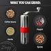 Zingy Gift Box Manual Coffee Grinder - Storage Bag, Mini, Stainless Steel