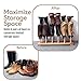INNOKA 6 Pairs Boot Rack Organizer, Standing Wooden & Aluminum Storage Holder Hanger for Riding Boots, Rain Boots, Shoes - Easy to Assemble, Space-Saving, Keep Boots in Shape, Home Essentials