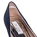 SheSole Womens Low Heel Dress Pumps Rhinestone Peep Toe Wedding Shoes Navy Blue US 9