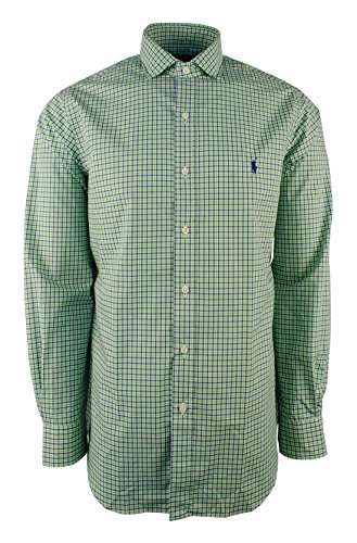 Polo Ralph Lauren Men's Long Sleeve Checked Poplin Classic Fit Shirt Polo Ralph Lauren Men's Long Sleeve Checked Poplin Classic Fit Shirt