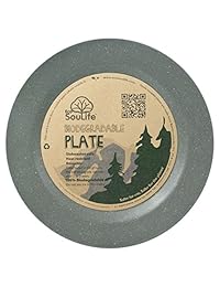 EcoSouLife Biodegradable grande plato llano
