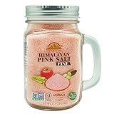 Himalayan Chef Himalayan Pink Salt- Fine (Large Mason Jar), 17.5 Ounces,