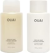 OUAI Medium Shampoo + Conditioner Set Nourishes with Babassu Coconut Oils 300 ml