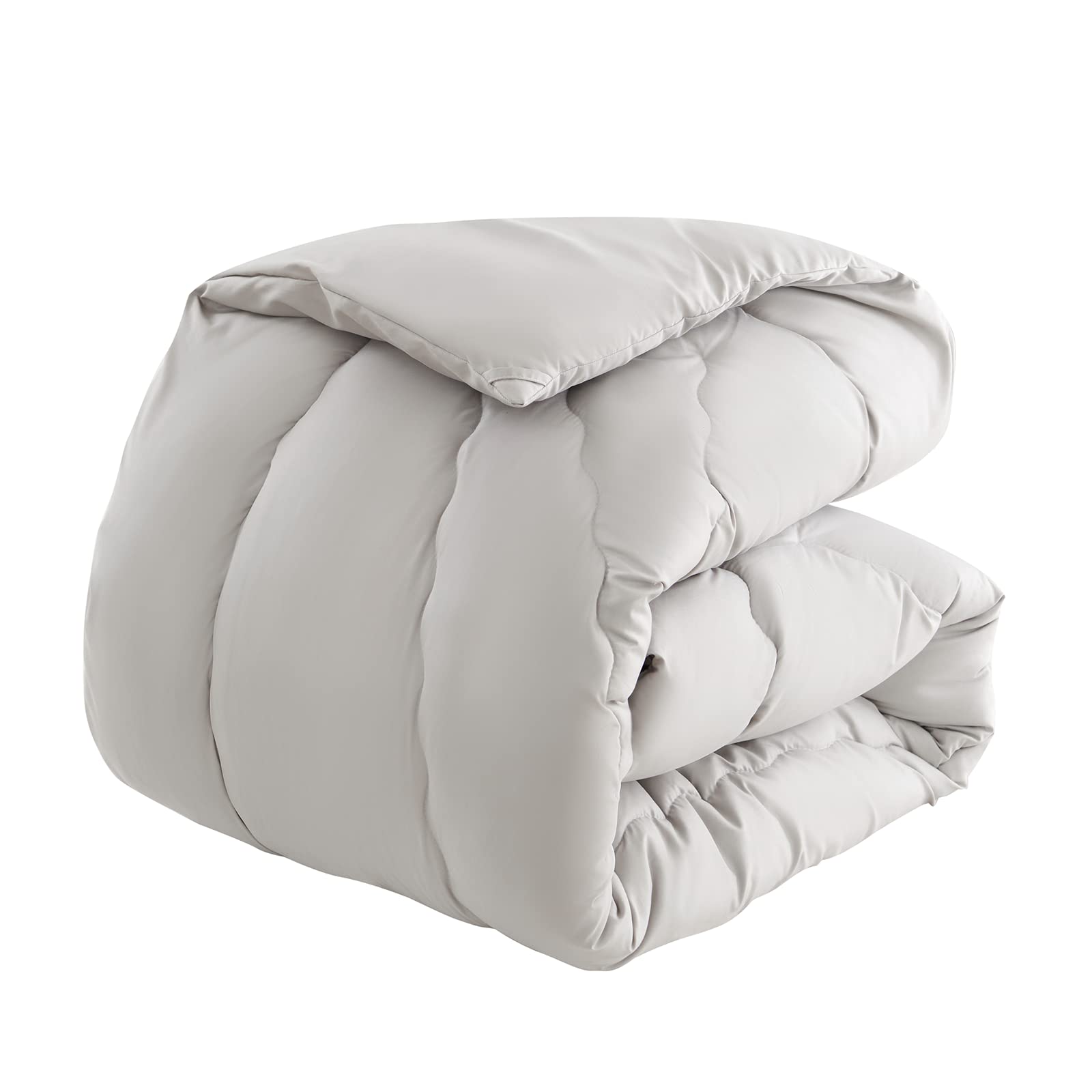 掛け布団 シングル 肌掛け布団 オールシーズン 洗える 掛けふとん かけ布団 柔らかな肌触り ほこりが出にくい 通気性 軽量 抗菌防臭 ふとん 合掛け布団 掛布団 【SEK衛生認証 Ag+銀イオン抗菌素材 アレルギー対策】 150x210cm グレー （中綿約1.0KG）商品画像