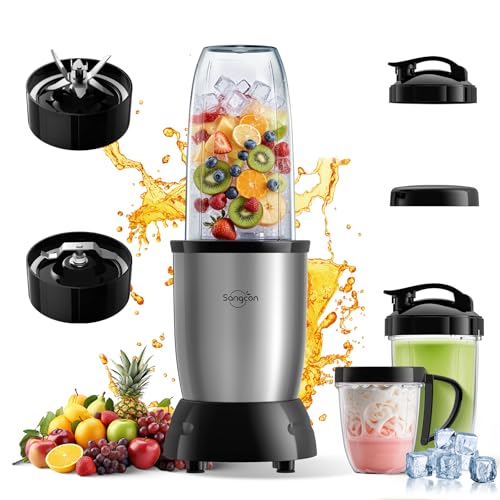 Sangcon Personal Smoothie Blender Silver