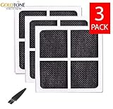 GoldTone Brand Replacement Refrigerator Air Filter fits LG LT120F, Kenmore Elite 469918, ADQ73214402, ADQ73214404. Replaces your LG Refrigerator Air Filter & Kenmore Refrigerator Air Filter [3 PACK]