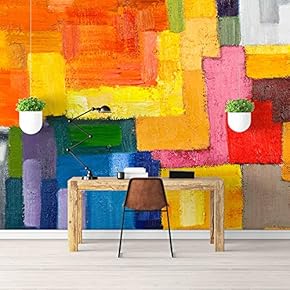 Wall Mural Simple and Mysterious Graffiti Art Removable Self-Adhesive Large Wallpaper - 66x96 inches