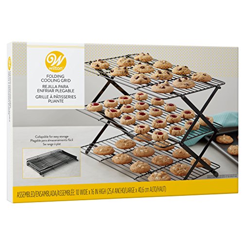 Wilton 3Tier Collapsible Cooking and Baking Cooling Rack GearsHome