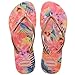 Havaianas Women's Slim Tropical Flip Flops Ballet Rose 39-40 M Bra M