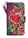 Customerfirst - LG Sunrise L15G/ LG Lucky L16C (Straight Talk,Net 10) - Flip Wallet Pouch, Slim Folio Case with Kickstand, 2 Credit Card Slot Wallet Pouch Leather Wallet Folio Case With Kickstand, Includes Key Chain (African Sunflower)