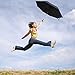 60 MPH Windproof Umbrellas Auto for men and women Close Auto Open Compact Travel Umbrella Guaranteed Lifetime Replacement Service (Classic Black)