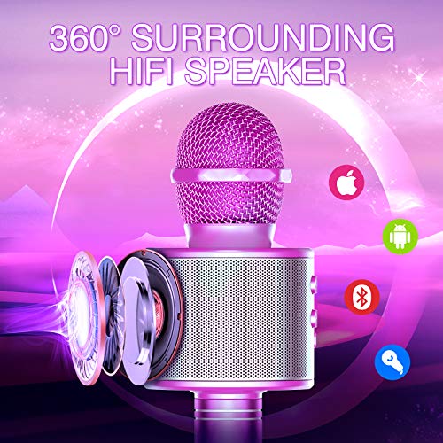 TRONICMASTER Wireless Bluetooth Karaoke Microphone, Karaoke Microphone