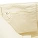 Adornlee Canvas Tote Bag with Special Saying - Zipper Top, Interior Pocket, 100% Cotton (Natural - Just Love)