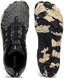 Kricely Men's Minimalist Barefoot Shoes Wide Toe
