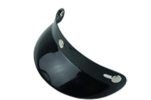 JQF Gear Motorcycle Helmet Peak Visor Shield for 3/4 Open Face Retro Motorcycle Helmets and Half Helmets Sun Shade Protection