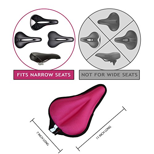 padded bike seat cover for spinning