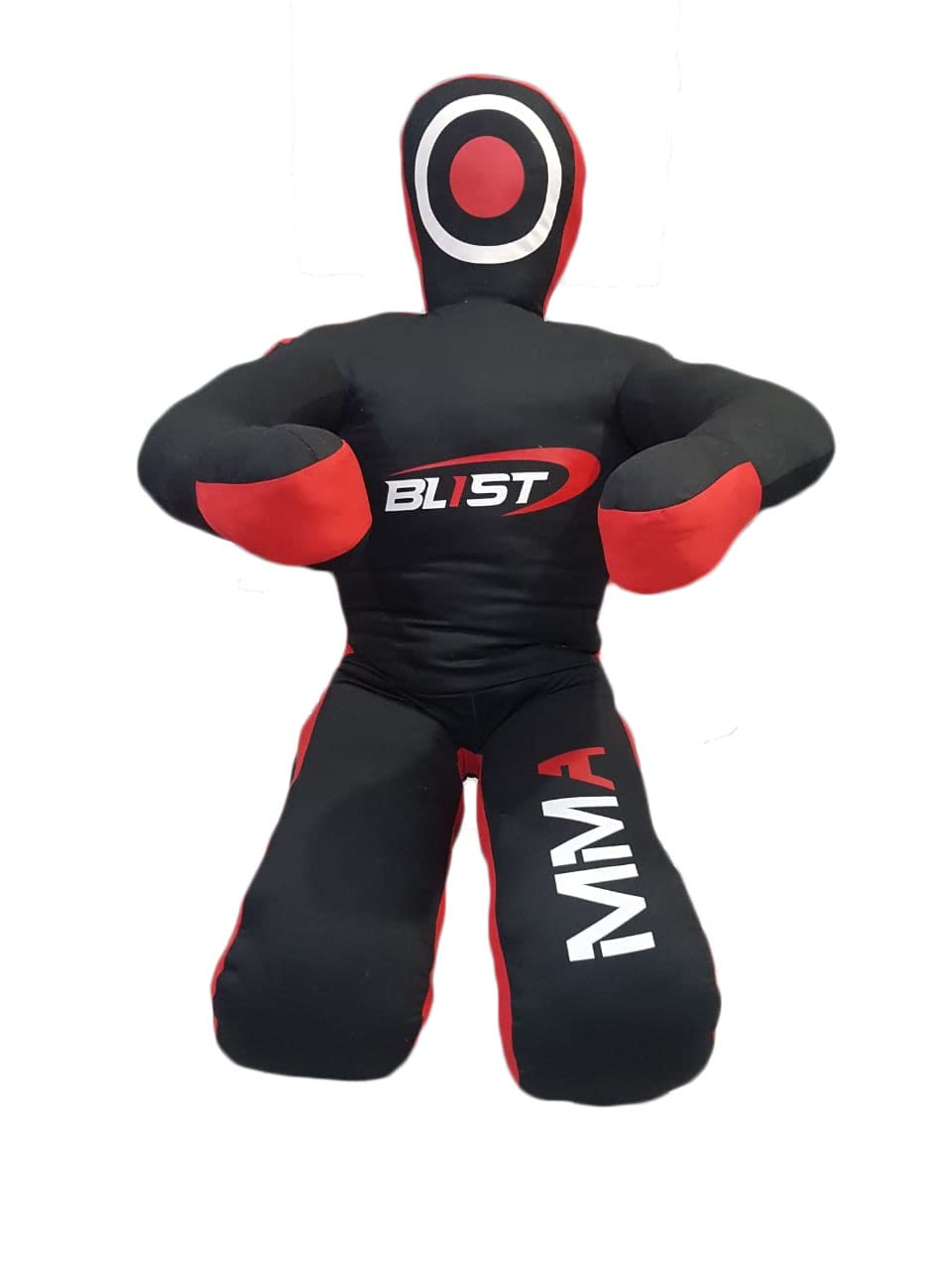MMA Dummy for Judo, Wrestling, Martial Arts, Boxing, Karate, Unfilled Training (Black Canvas, 47" (Inches) kids)