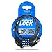 Bright Ideas Lightning Lock Combination Cable Lock w/LED Light (Approx. 2.13 inches long) - Military Grade Braided Steel & Components, Pick & Drill Resistant Security