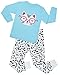 Girls Pajamas for Christmas Children Cat Clothes Size 5 Years