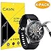 CAVN 4-Pack Screen Protectors Compatible with Samsung Galaxy Watch 46 mm Tempered Glass Waterproof Screen Cover Saver Compatible with Samsung Galaxy Smartwatch 46mm Smartwatch