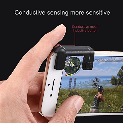 Handle Shortcut Keys,YIKESHU 1 Set Wilderness Action To Eat Chicken Game Handle Shortcut Keys To Assist Android Apple Mobile Shooting Artifact Auxiliary Game Button for Cellphone