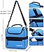 MIER Adult Lunch Box Blue Insulated Lunch Bag Large Cooler Tote Bag for Men, Women, Double Deck Cooler(Blue)