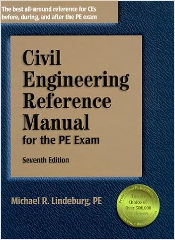 Civil Engineering Reference Manual For The Pe Exam Lindeburg Michael R 9781888577402 Books
