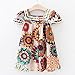 GBSELL Toddler Kids Baby Girls Summer Clothes Sunflowe Floral Dresses Party (Multicolor, 3T)
