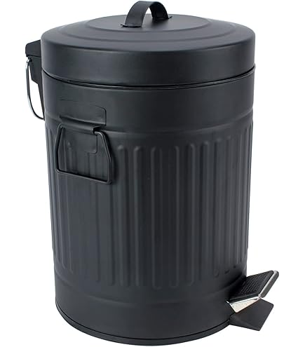 Amazon.com: GibHerz Small Trash Can with Lid Soft Close-6L/1.6 Gal