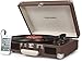 Crosley CR8005A-TW Cruiser Portable 3-Speed Turntable, Tweed